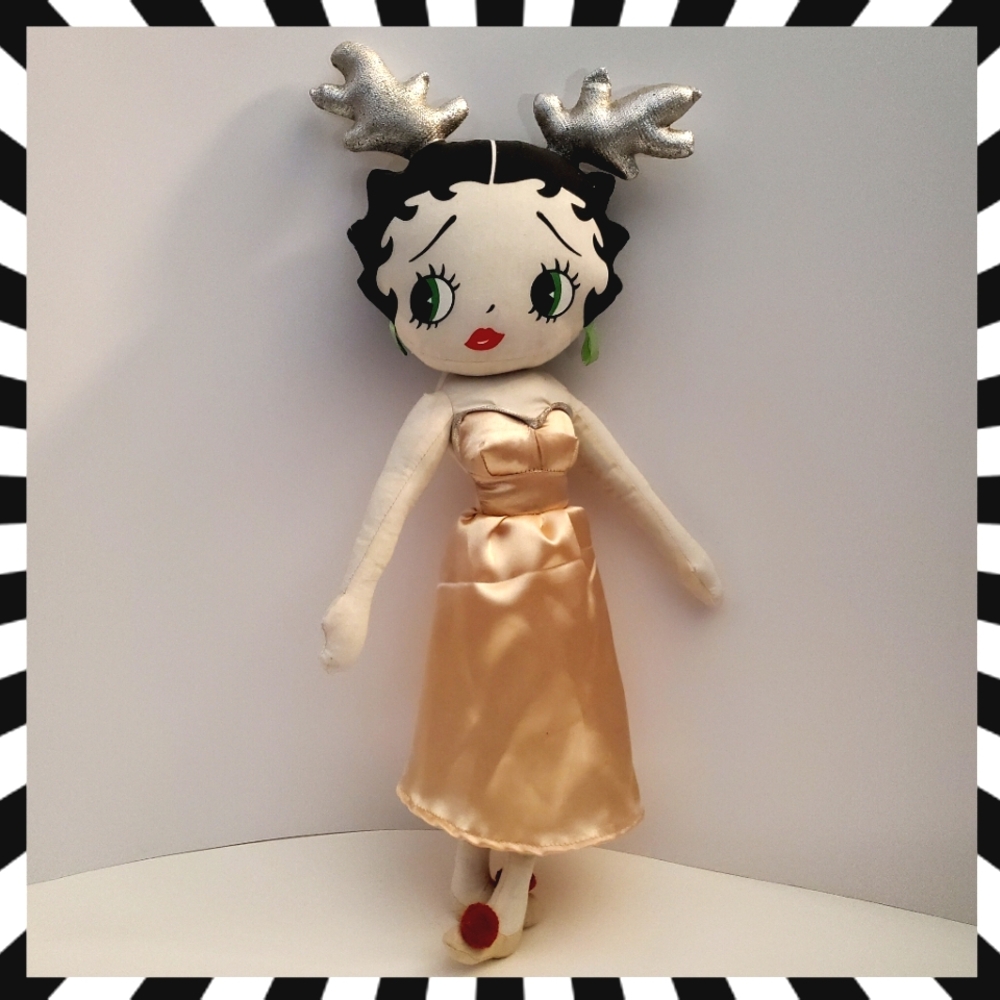 Vintage Betty Boop "Reindeer Betty" Plush (2003)
